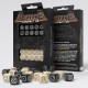 Кубики (дайси) Набір кубиків Fortress Compact Black & Beige D6 Dice (20)