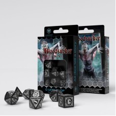 Набір кубиків Bloodsucker Black & silver Dice Set (7)