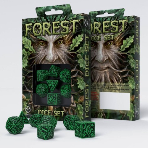 Кубики (дайсы) Набор кубиков Forest Dice Set: Jungle (7)