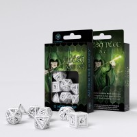 Набор кубиков Elvish White & Black Dice Set (7)