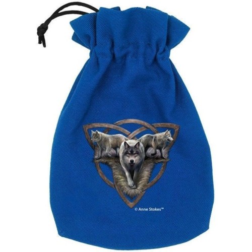 Башти, дайстреї, мішечки, стакани Мішечок Anne Stokes Dice Pouch: Wolf Trio
