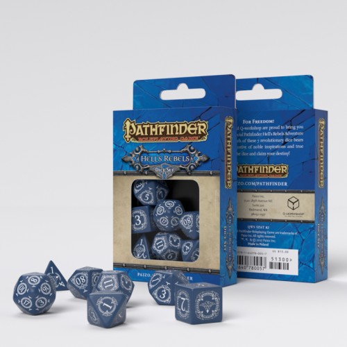 Кубики (дайси) Набір кубиків Pathfinder Hell's Rebels Dice Set (7)