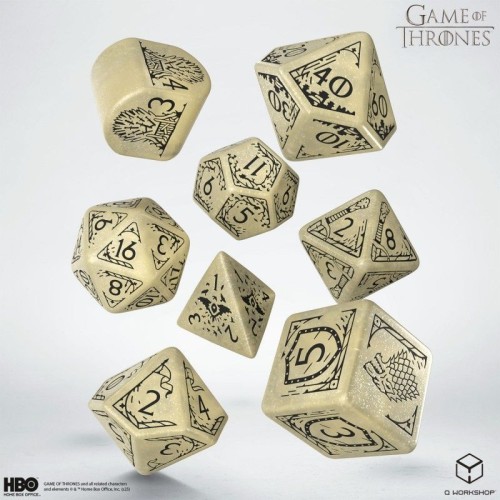 Кубики (дайси) Набір кубиків Game of Thrones. Stark Dice Set
