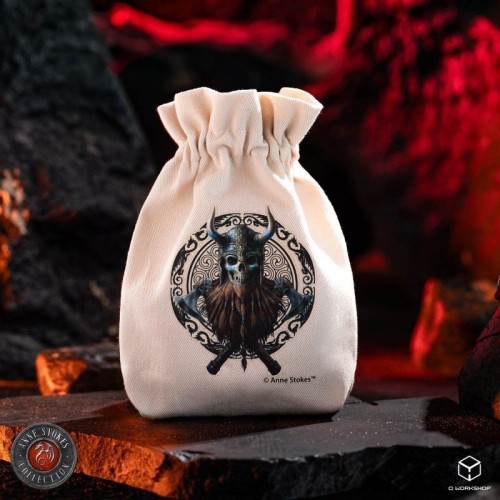 Мешочек Anne Stokes Dice Pouch: Череп викинга