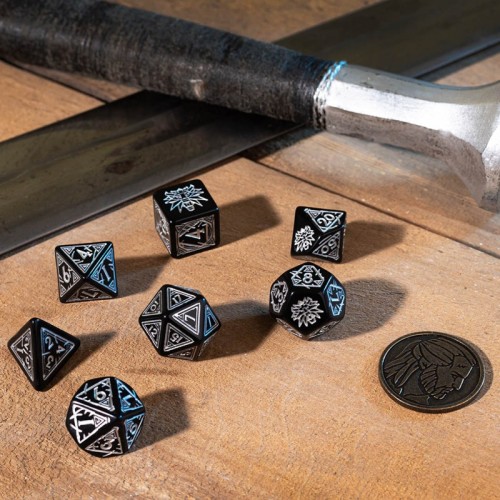 Набір кубиків The Witcher Dice Set. Geralt - Silver Sword Dice Set (7)