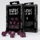Кубики (дайси) Набір кубиків Runic Shimmering black with magenta Dice Set