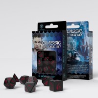 Набор кубиков Classic RPG Black & red Dice Set (7)