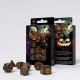 Набор кубиков Halloween Pumpkin Black & orange Dice Set (7)
