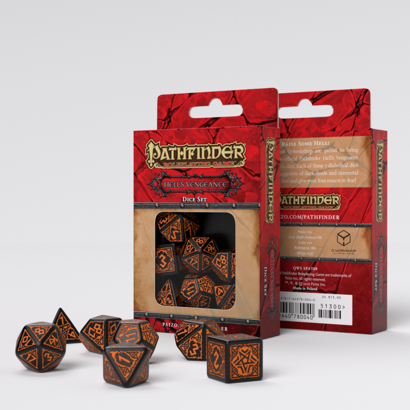 Набір кубиків Pathfinder Hell's Vengeance Dice Set (7)