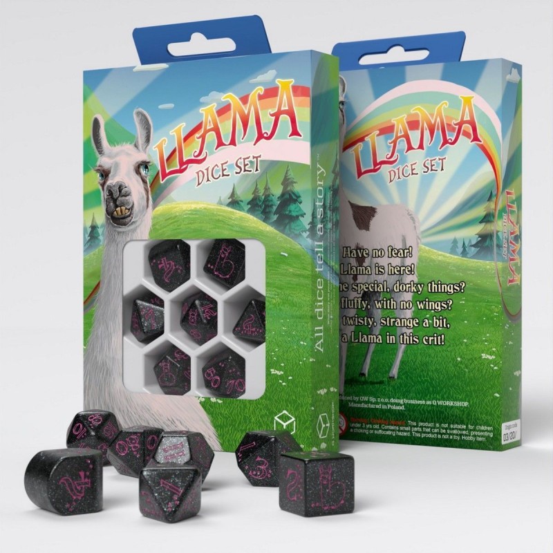 Набор кубиков Llama Spitty Modern Dice Set (7) Набор кубиков Llama Spitty Modern Dice Set (7)