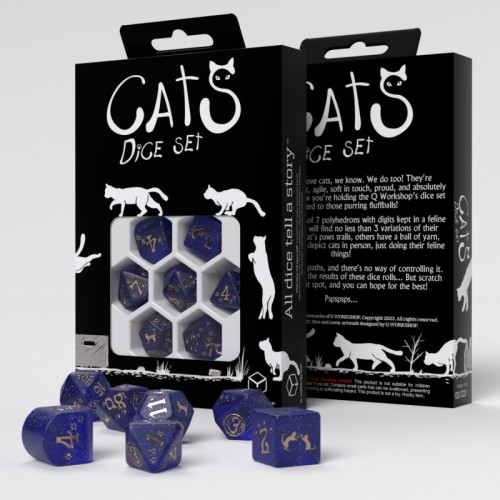 Набор кубиков Cats Modern Dice Set: Meowster (7)