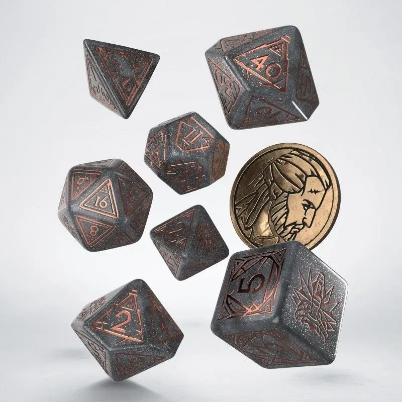 Набор кубиков The Witcher Dice Set. Геральт - Цена нейтралитета (7)