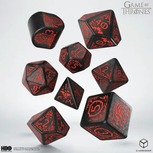 Набор кубиков Game of Thrones. Targaryen Dice Set