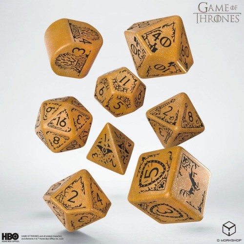 Кубики (дайсы) Набор кубиков Game of Thrones. Baratheon Dice Set