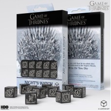 Набір кубиків Game of Thrones. Night's Watch 10xD6 Dice Set