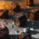 Кубики (дайси) Набір кубиків Dragons Modern Dice Set: Obsidian (7)