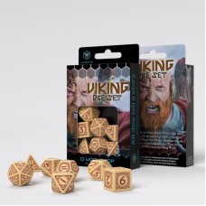 Набір кубиків Viking Beige & burgundy Dice Set (7)