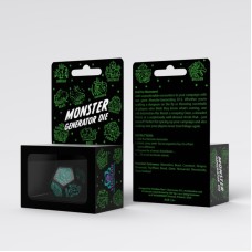 Кубик D12 Monster Generator Die: Black&Turquise (1)