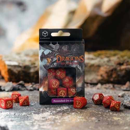 Набор кубиков Dragons Modern Dice Set: Ruby (7)
