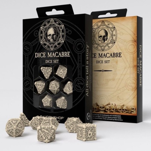 Кубики (дайси) Набір кубиків Dice Macabre Dice Set (7)