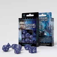 Набор кубиков Classic RPG Cobalt & white Dice Set (7)