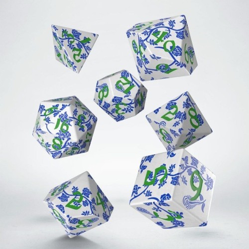 Кубики (дайси) Набір кубиків Full Art Dice Set: Porcelain