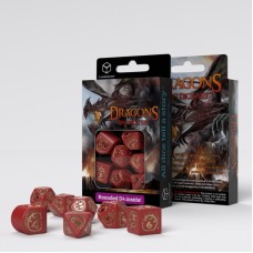 Набір кубиків Dragons Modern Dice Set: Ruby (7)