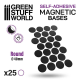 Самоклеящиеся магнитные диски Green Stuff World Magnetic Precut Sizes — Adhesive Round 40 мм