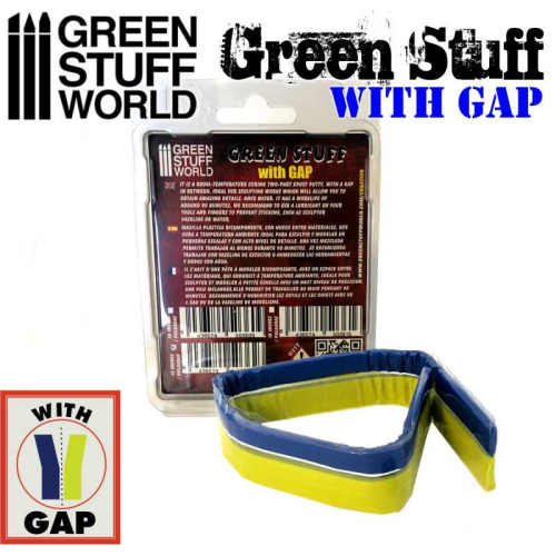 Епоксідна шпаклівка Green Stuff WORLD Kneadatite with GAP 12 (30 см)