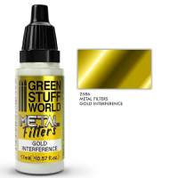 Краска для металлического блеска GSW Metal Filters — GOLD/YELLOW interference 17 млКраска для металлического блеска GSW Metal Filters — GOLD/