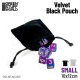 Мешочек для дайсов GSW Small Velvet Black Pouch 10x12 см