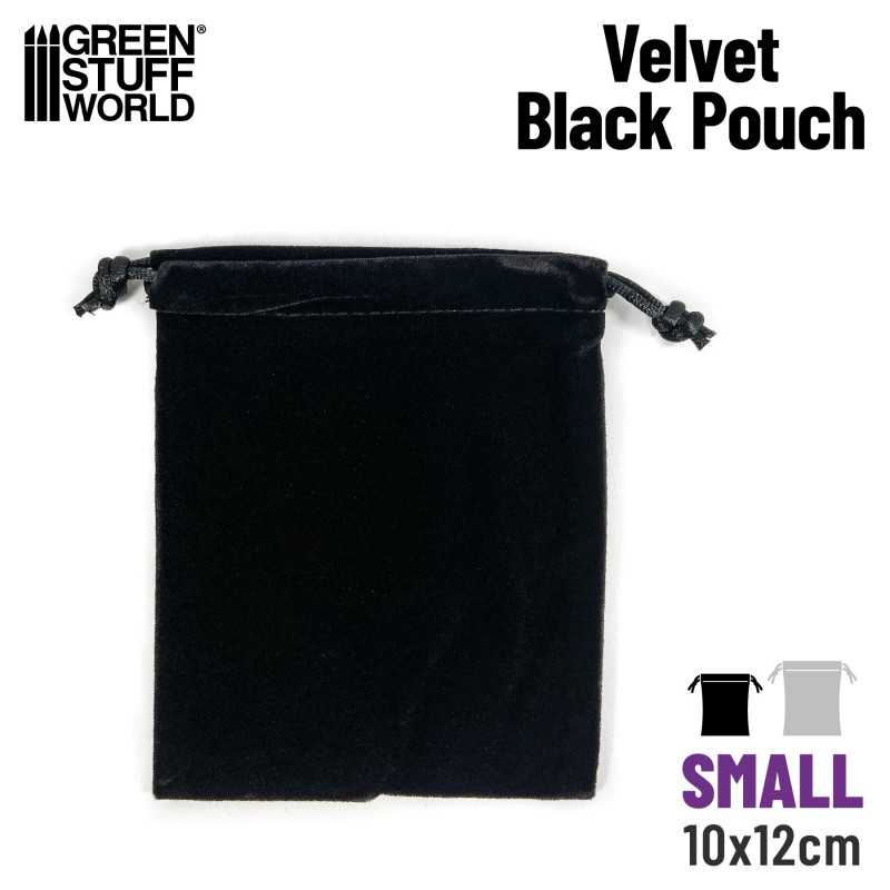 Мішечок для дайсів GSW Small Velvet Black Pouch 10x12cm