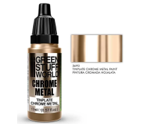 Chrome Metal Paint - TINPLATE COLOR 17ml Фарба Green Stuff World