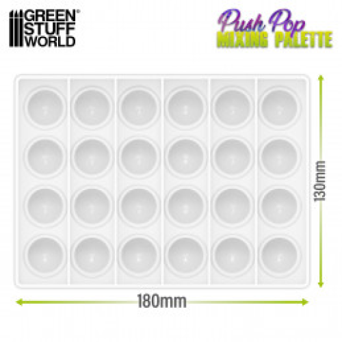 Палитра для красок GSW Push Ror Mixing Palette — 24 ячейки (23 мм)