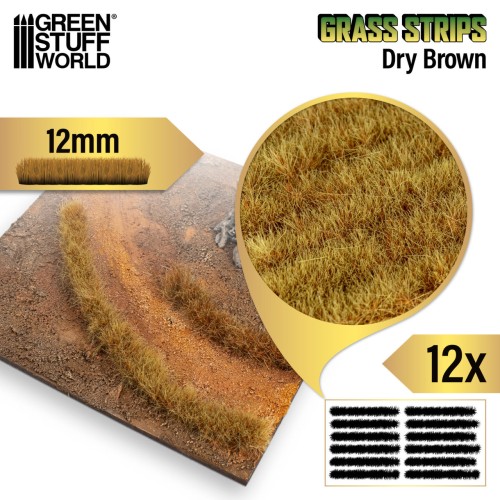 Трава Tufts 12 mm - Dry Brown