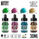Набор акриловых чернил GSW Acrylic Inks Set — Transparent Shades (х4)