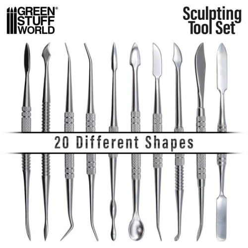 Набор инструментов Green Stuff World Sculpting Tools SETx10