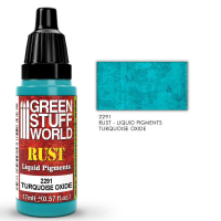 Краска с эффектом ржавчины GSW Liquid Pigment Rust series — Turquoise Oxide, 17 мл