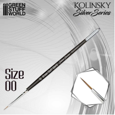 Пензель GSW Kolinsky Brush size #00 – SILVER SERIES