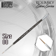 Кисть GSW Kolinsky Brush, размер #00 – SILVER SERIES