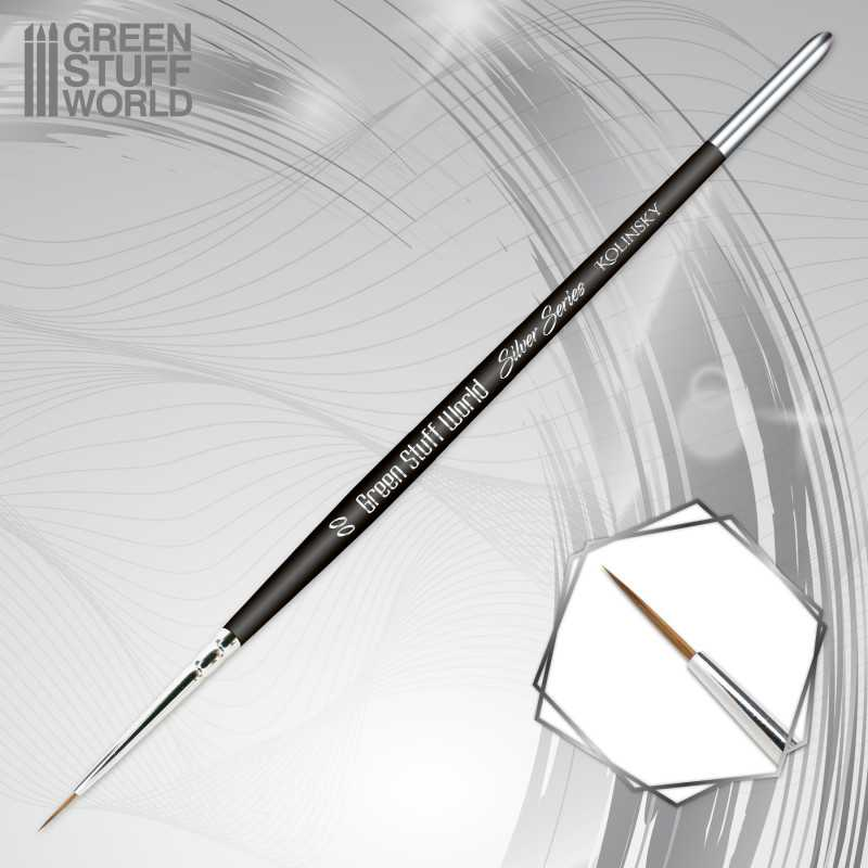 Пензель GSW Kolinsky Brush size #00 – SILVER SERIES
