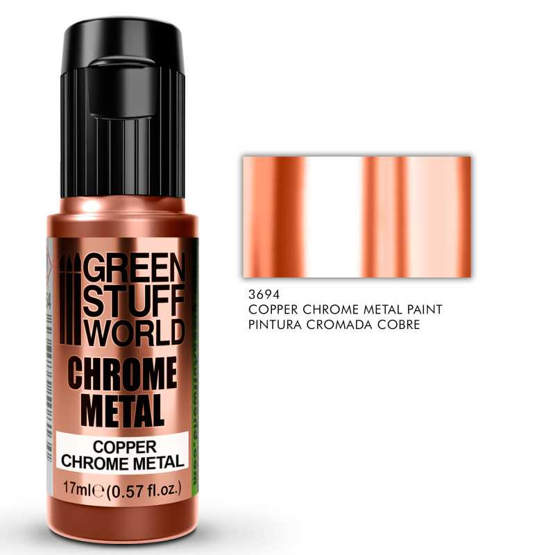 Фарба Green Stuff World Chrome Metal Paint - COPPER COLOR 17ml