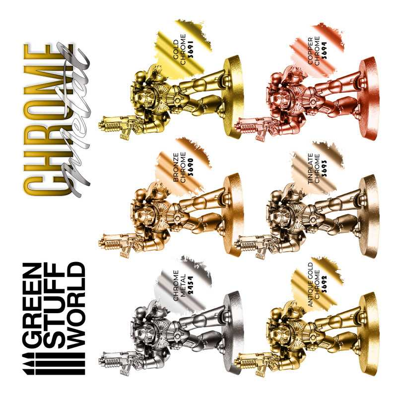 Фарба Green Stuff World Chrome Metal Paint - COPPER COLOR 17ml