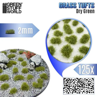 Static Grass Tufts 2 мм — Dry Green (Искусственная трава для моделирования)