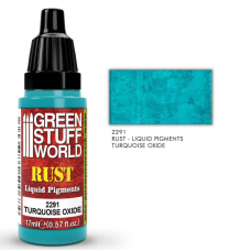 Фарба з ефектом іржі GSW Liquid Pigment Rust serie - Turquoise Oxide 17ml