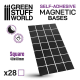 Гнучкі магніти Green Stuff World Magnetic Precut Sizes – Adhesive Squares 40x40mm