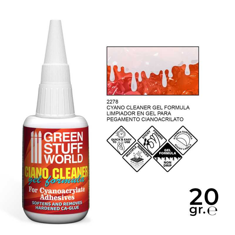 Розчинник для ціаноакрилатного клею Green Stuff World CA-Glue Cleaner 30ml