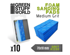 Шлифувальна губка GSW Foam Sanding Pads - Grit #1200 (pack x10)