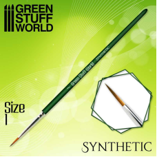 Пензель GSW Synthetic Brush size #1 – GREEN SERIE