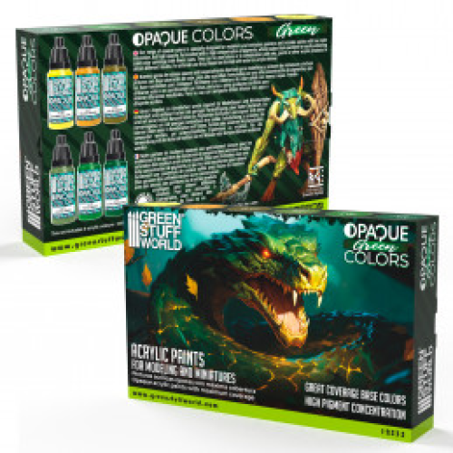 Набор красок GSW Opaque Colors GREEN
